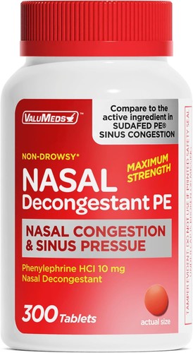 Valumeds nasal decongestant - nasal, pe