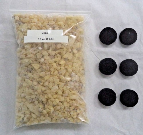 White copal resin incense - white,